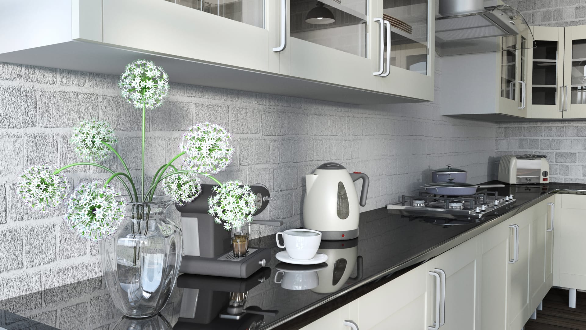 Match kitchen cabinets and countertops