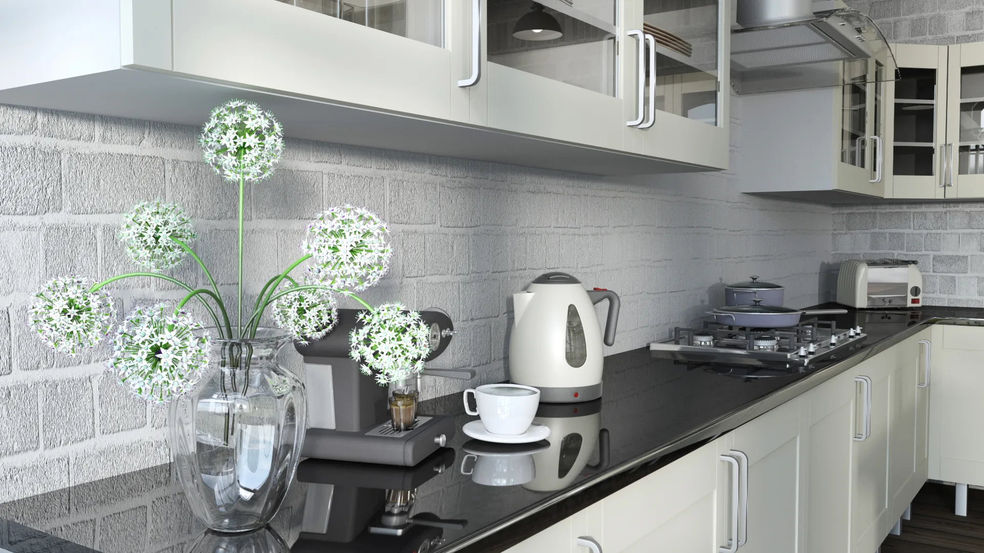 Match kitchen cabinets and countertops
